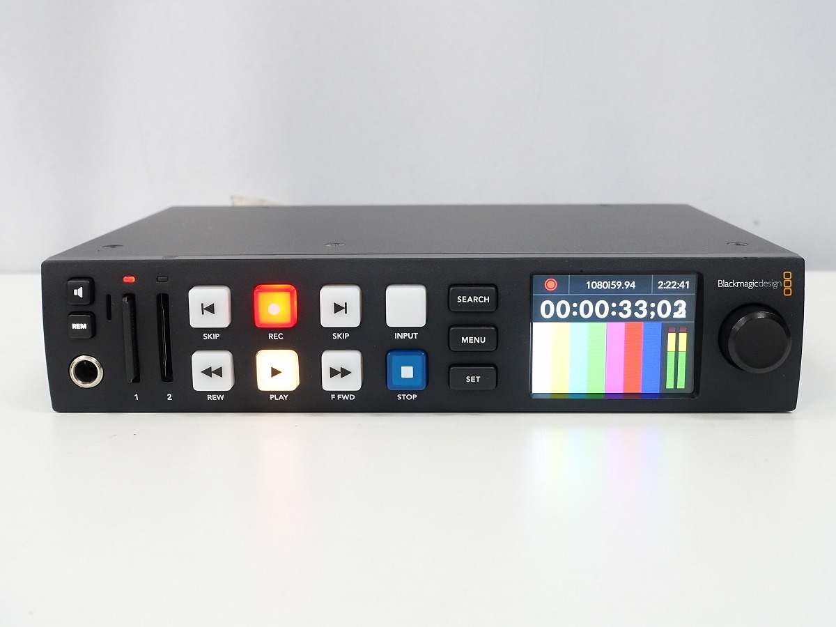 Blackmagic design Hyperdeck studio HD Plus 6G-SDI対応 ポータブルSDカードレコーダー 動作品 / HDMI UltraHD ProRes *453295