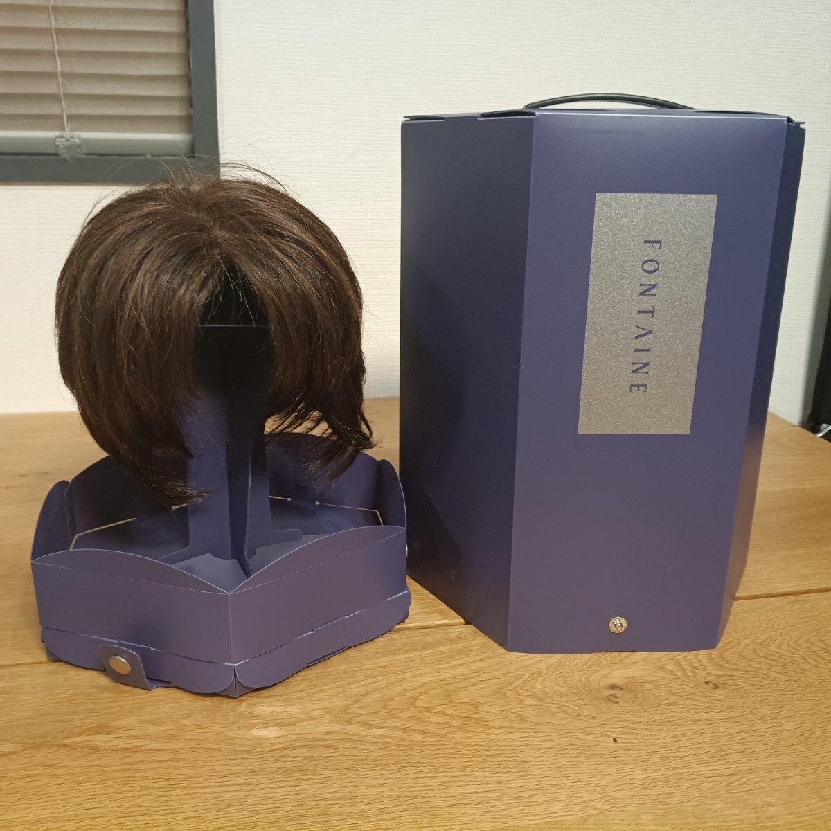 7-31 FONTAINE フォンテーヌ VALAN フルウィッグ ショートボブ ブラウン系 専用ケース付 かつら 医療用ウィッグ 中古 現状品