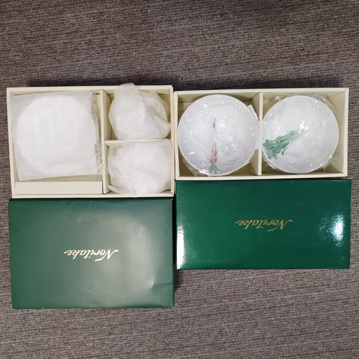 (7-41)Noritake ノリタケ ボウル5点 マグカップ＆ソーサー2客 計9点セット 新品 保管品 箱付き 食器 まとめ売り