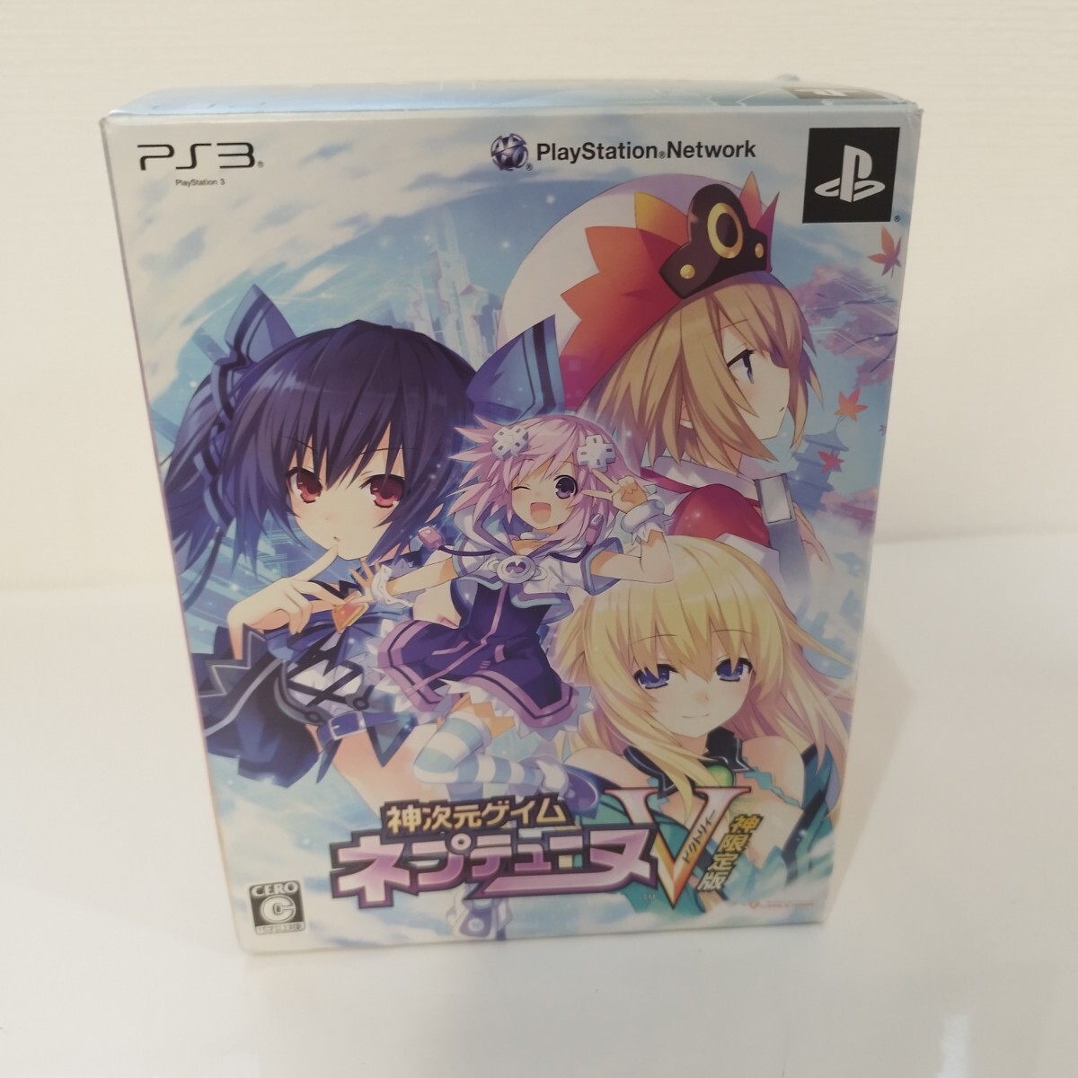 (7-51)PS3 神次元ゲイム ネプテューヌV 神限定版 限定BOX フィギュア CD付 新品 未使用 コンパイルハート
