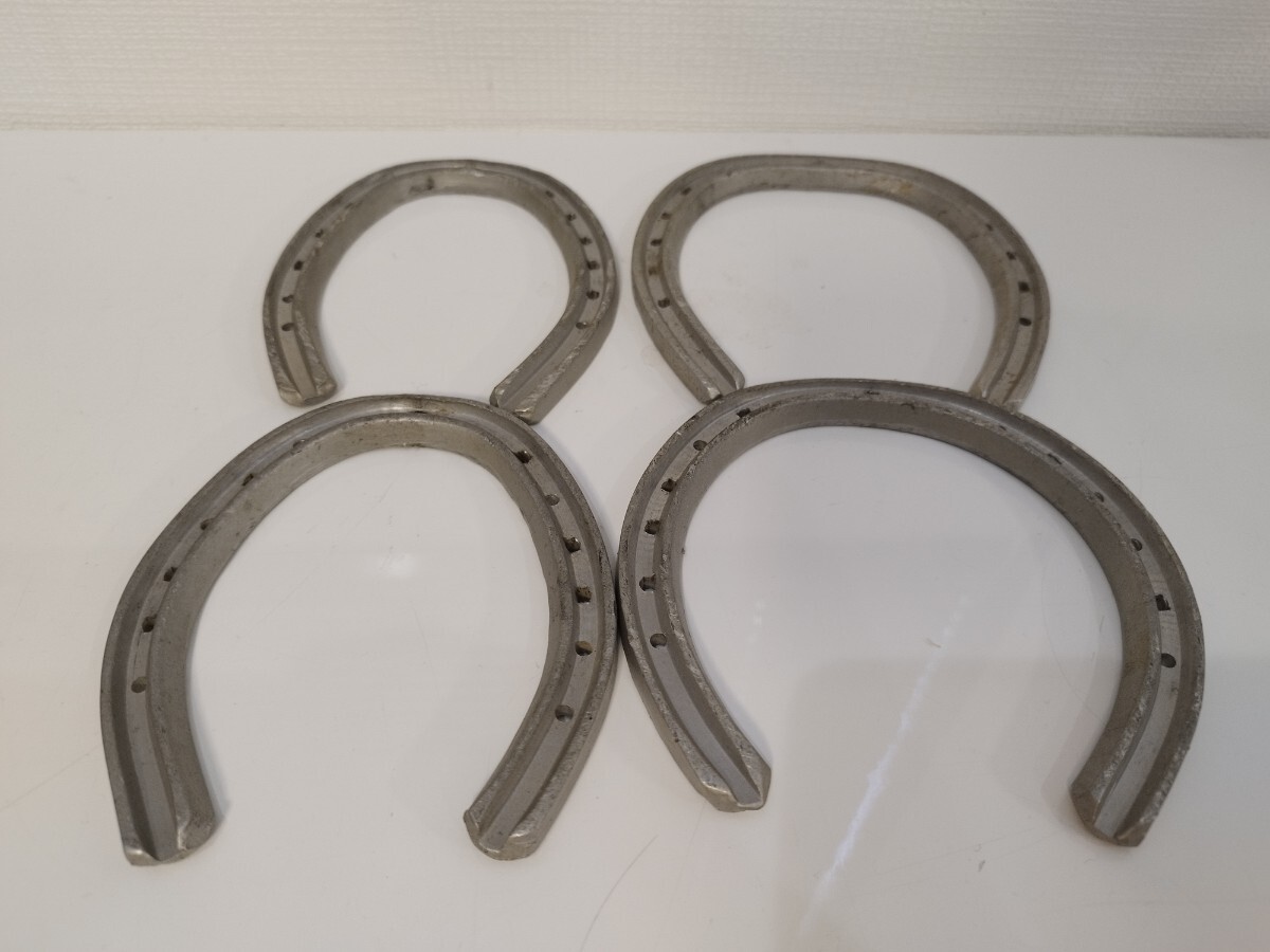 7-30 馬蹄 蹄鉄 4個セット 中古 現状品 ディスプレイ インテリア