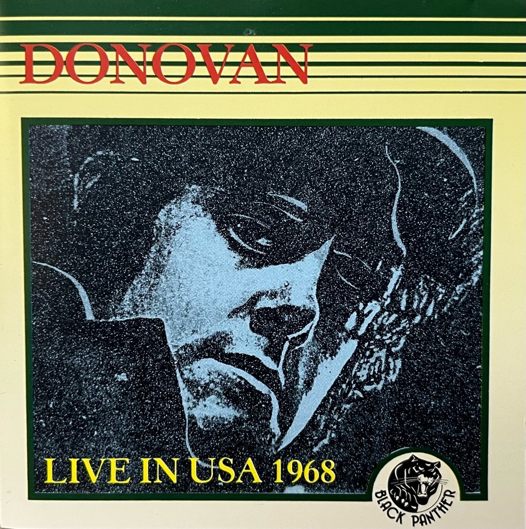 DONOVAN - LIVE IN USA 1968 中古CD BLACK PANTHER 