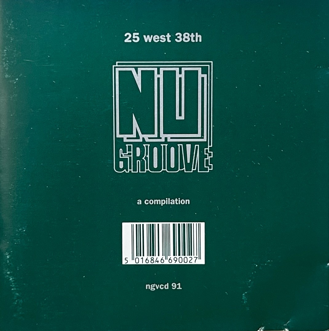 25 west 38th NU GROOVE a compilation 中古CD Network Records the sound vandals lisa lee critical rhythm project 86 roqui code 6 