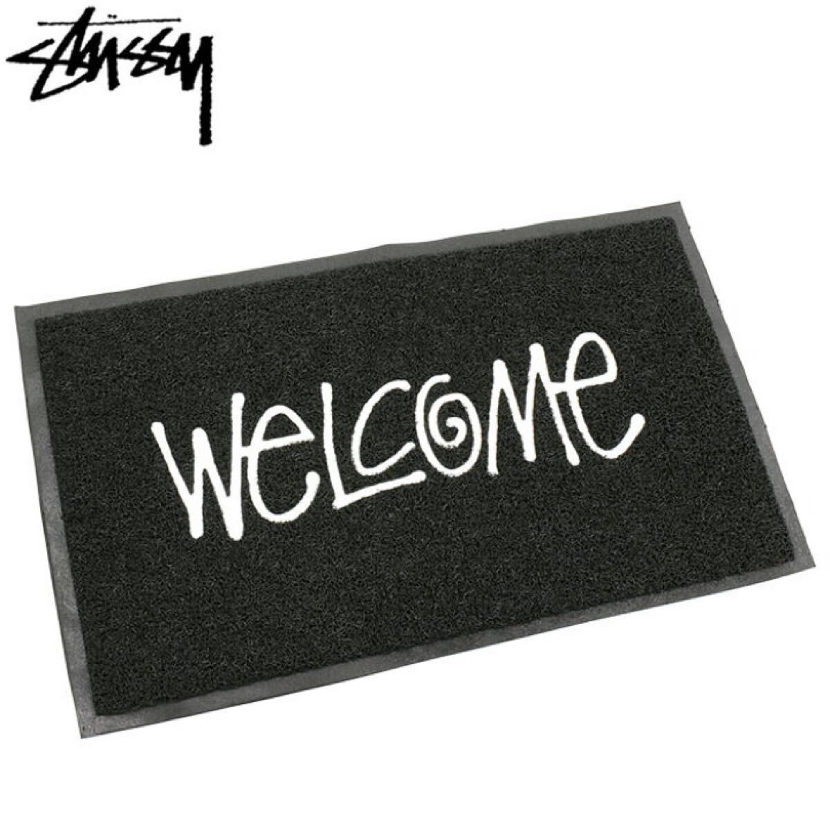 激レア★確実正規品☆STUSSY WELCOME MAT ステューシー マット ラグ E SUPREME ステューシー ロンハーマン SOPH