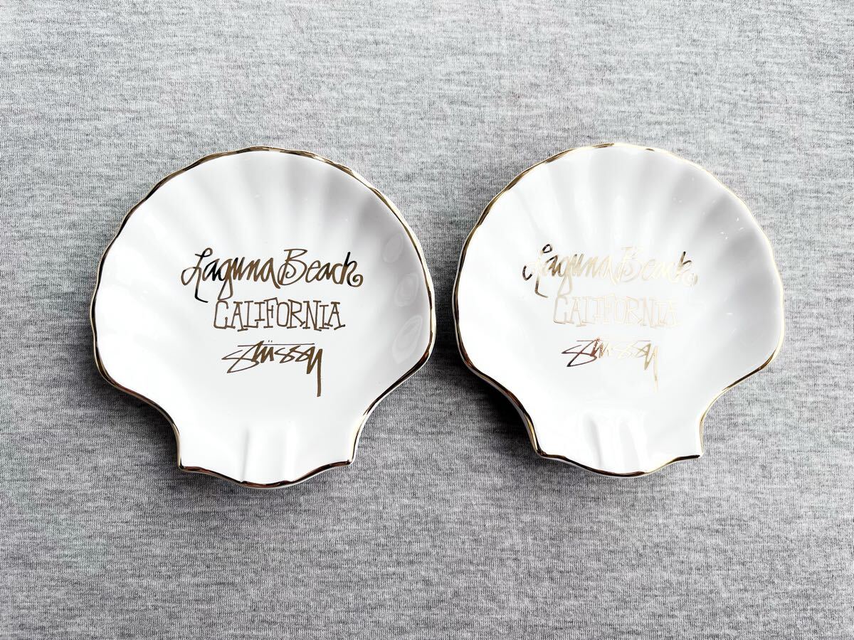 新品未使用2個セット★Stussy Ceramic Seashell Ashtray STUSSY Livin'' GENERAL STORE SUPREME ステューシー ロンハーマン SOPH