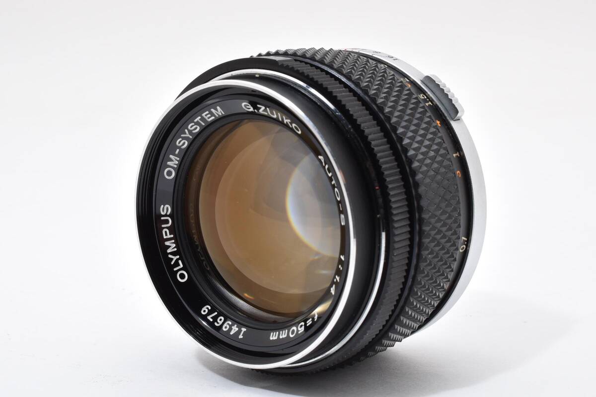 【美品】OLYMPUS OM-SYSTEM G.ZUIKO AUTO-S 50mm F1.4 #427