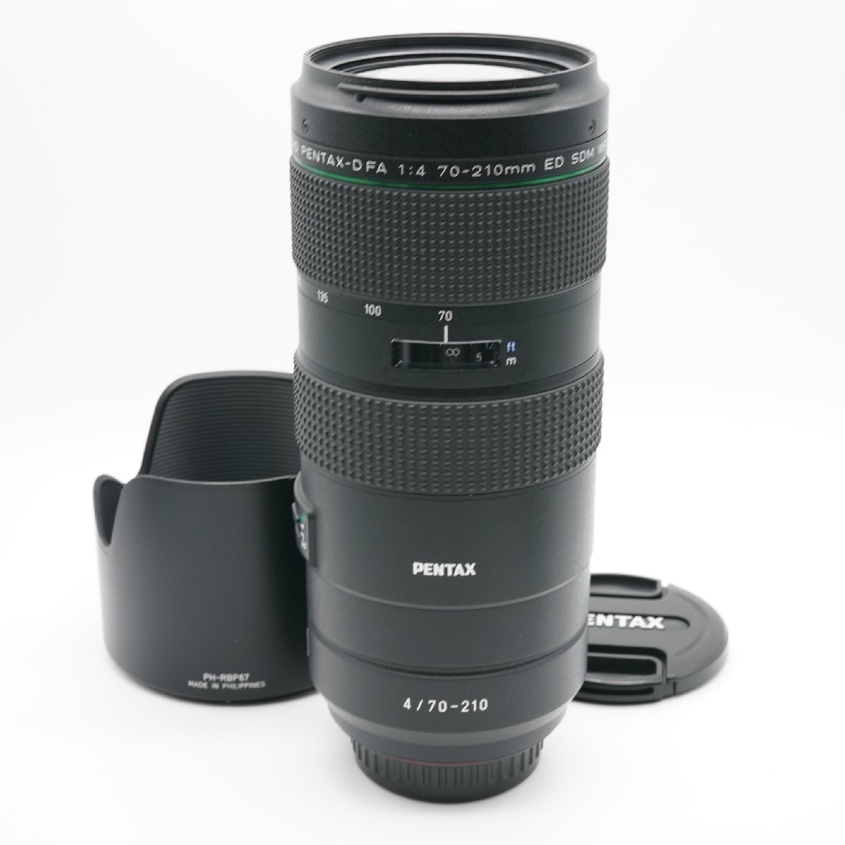 新品級 PENTAX ペンタックス HD PENTAX-D FA 70-210mm F4 ED SDM WR あると嬉しい純正フード付！