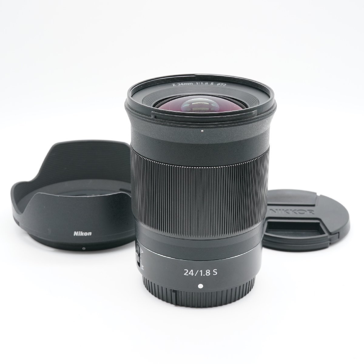 ほぼ新品 Nikon ニコン NIKKOR Z 24mm f/1.8 S あると嬉しい純正フード付！