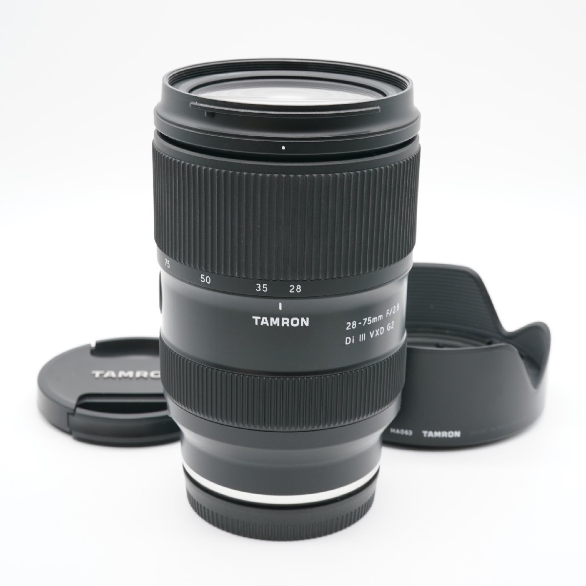 新品級 TAMRON タムロン 28-75mm F/2.8 Di III VXD G2 A063 ソニー Eマウント あると嬉しい純正フード付！