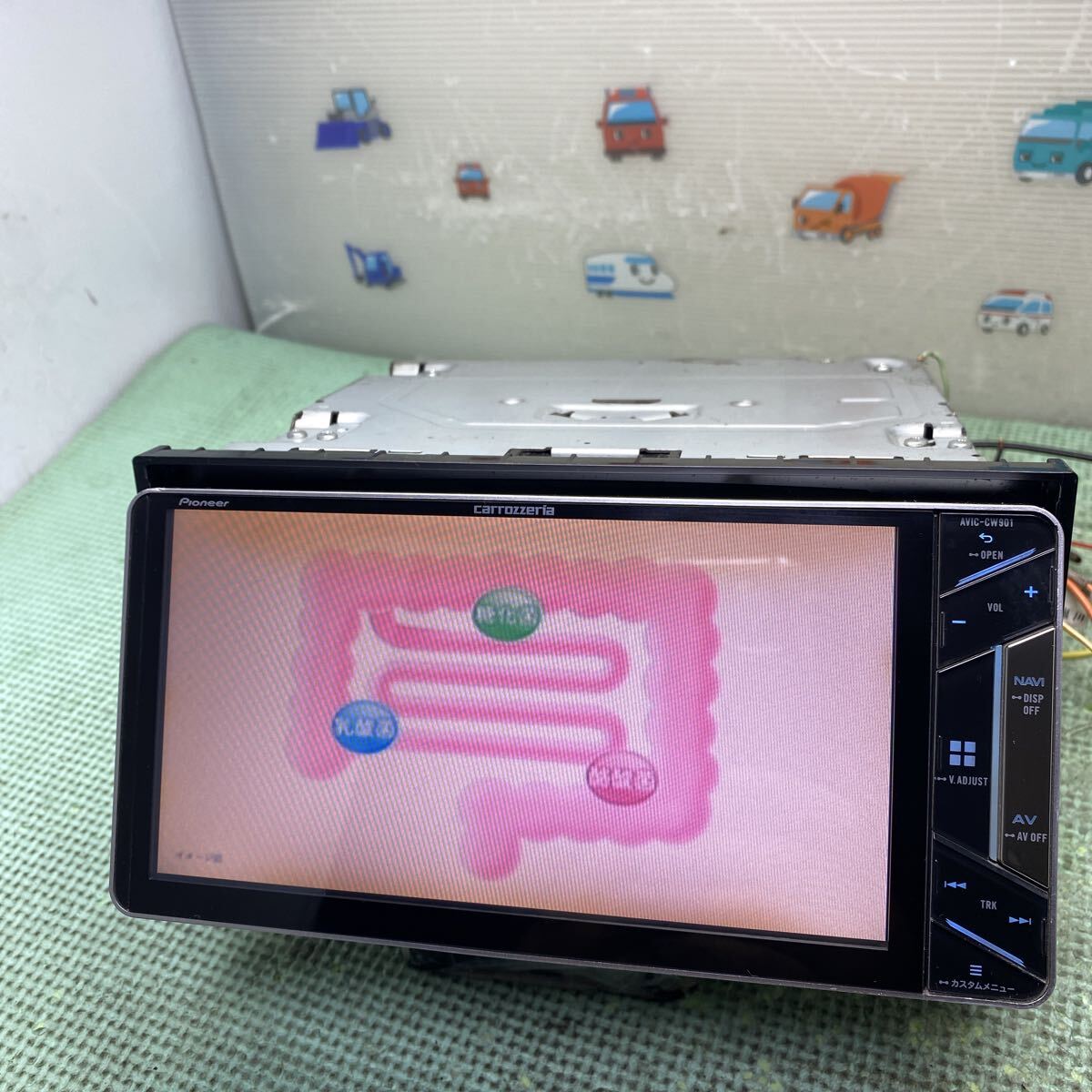 カロッツェリア 地デジ メモリー ナビ AVIC-CW901★ジャンク★