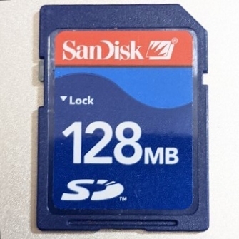 128MB SanDisk SDカード 動作確認済み SDメモリーカード