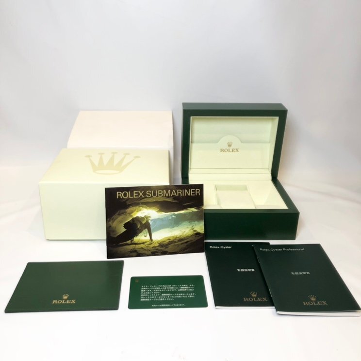 ■ROLEX 空き箱 ロレックス 純正BOX 30.00.01 冊子 計1点 【買取まねきや】■