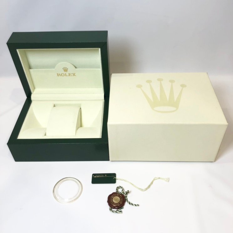 ■ ROLEX 空き箱 ロレックス 純正BOX 39137.08 クロノメータータグ付き 計1点 【買取まねきや】■