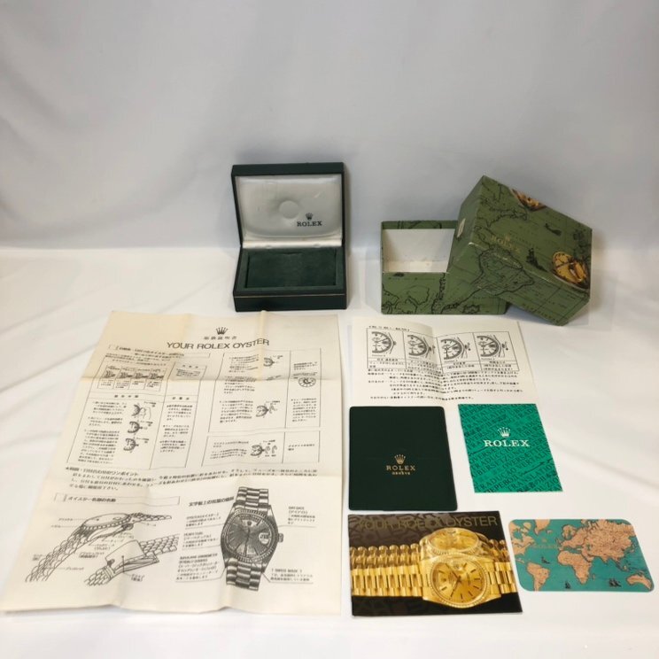 ■ROLEX 空き箱 ロレックス 純正BOX 11.00.71 取扱説明書 外箱 内箱 ケース グリーン 計1点 【買取まねきや】