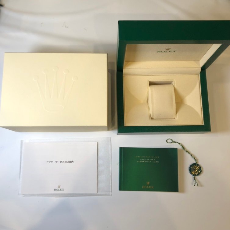 ■ROLEX 空き箱 ロレックス 純正BOX 39139.04 OYSTER M クロノメータータグ付き 冊子 計1点【買取まねきや】■