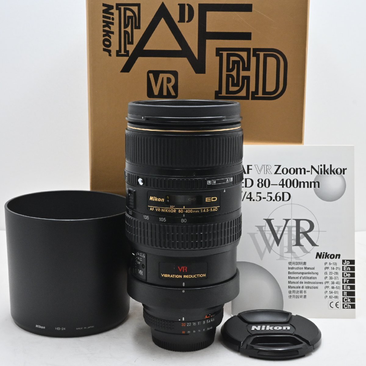 極上品 Nikon Ai AF VR NIKKOR ED 80-400mm F4.5-5.6D