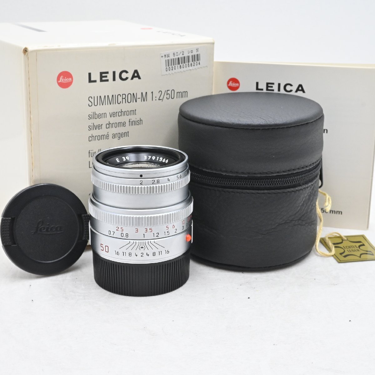 特上品★★★Leica ズミクロンM 50mm F2 フード内蔵 シルバー