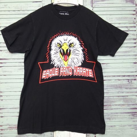 USA古着 COBRA KAI EAGLE FANG KARATE Ｔシャツ Sサイズ コブラ会 空手 ベストキッド アメリカ古着 ムービー Netflix 映画 ドラマ