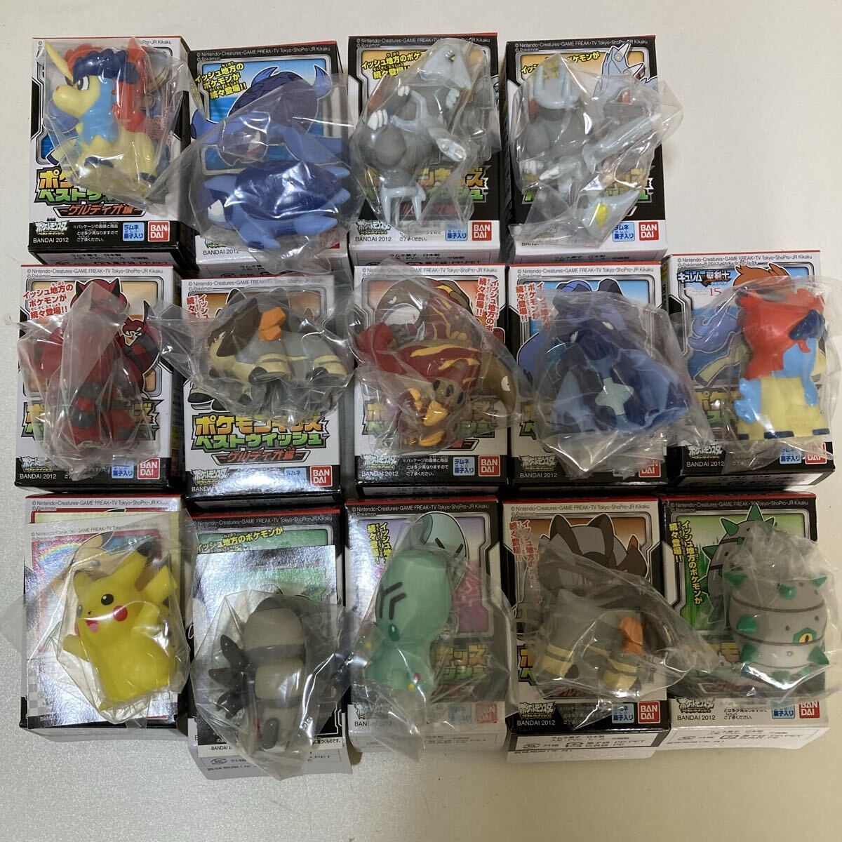 【内袋未開封】ポケモンキッズ ベストウイッシュ ケルディオ編 全11種 フルコンプ 14個セット　2012年 絶版　レア　希少品　a0550
