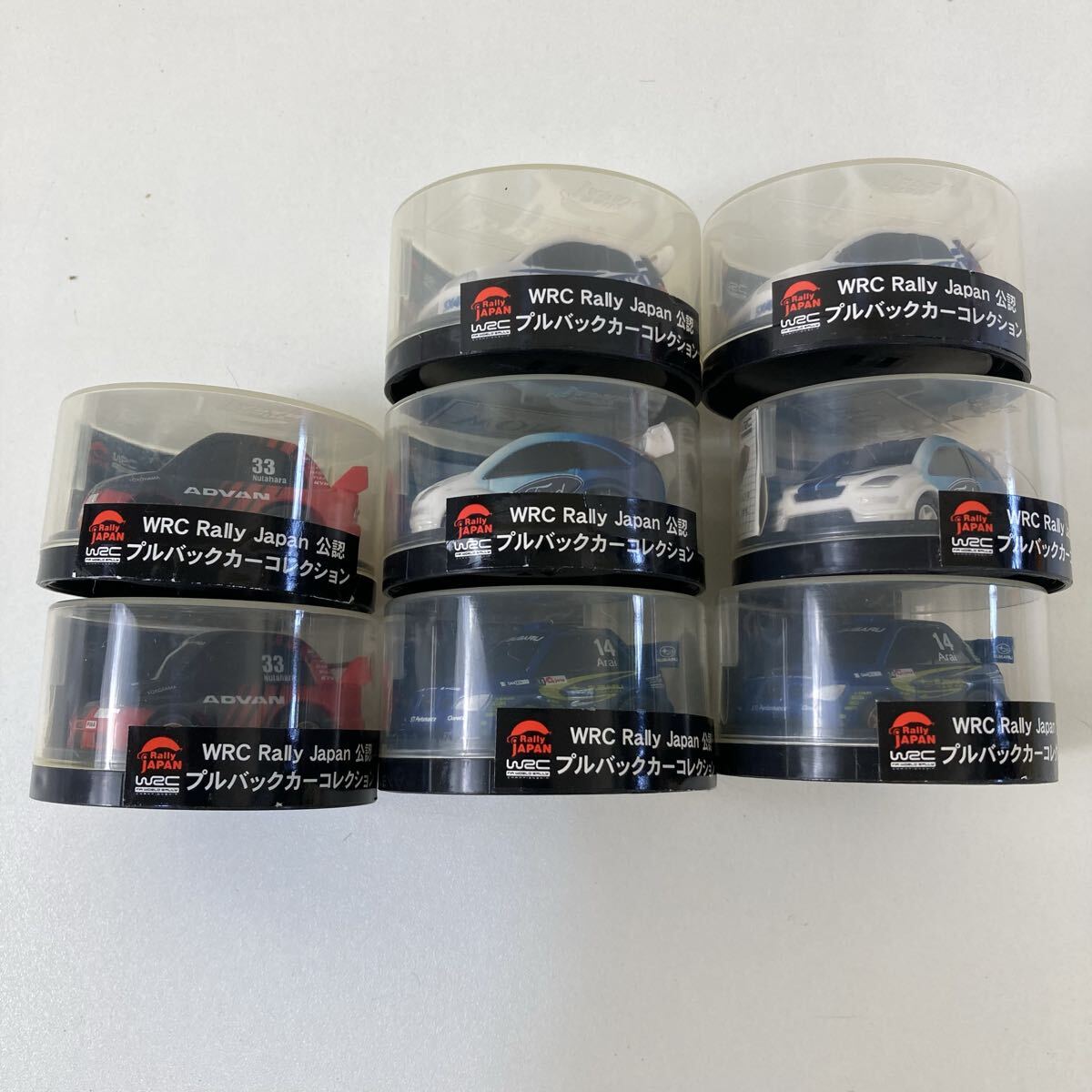 1円～　当時物 非売品　アサヒ ワンダ WRC Rally Japan 公認 プルバックカー コレクション　おまけ　車　自動車　a0587
