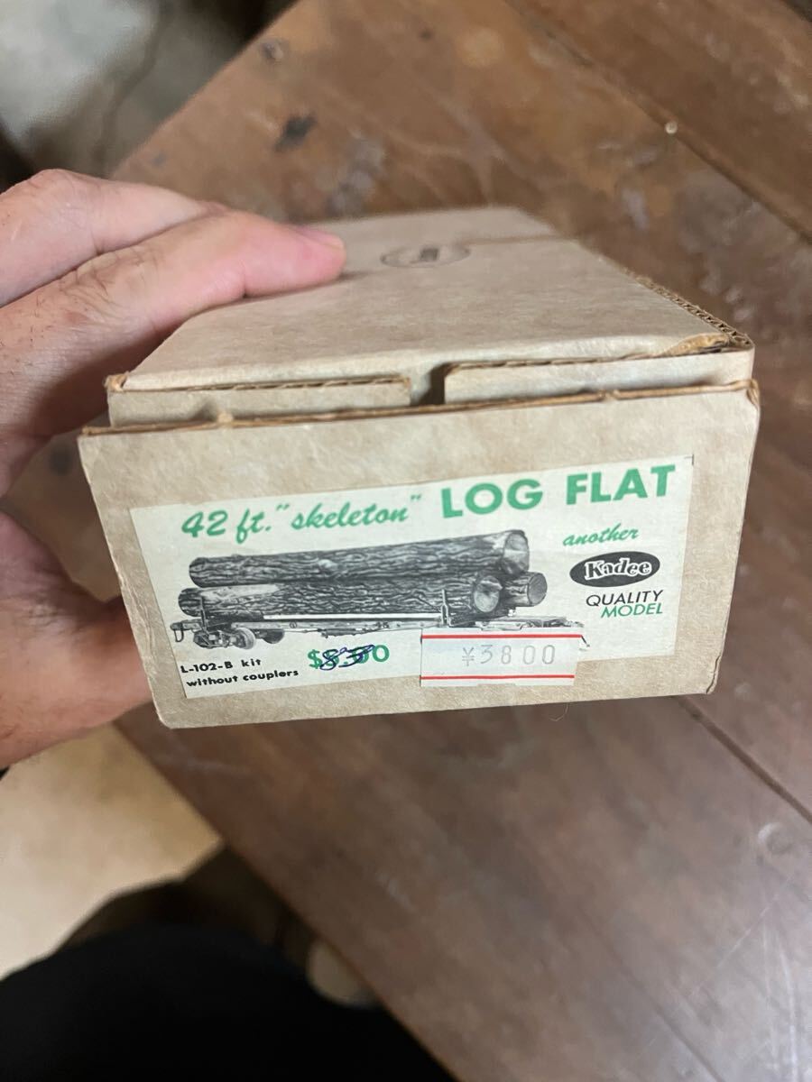 Kadee 42ft. skeleton LOG FLAT L-102-B kit 鉄道模型 鉄道模型絶版当時物絶版