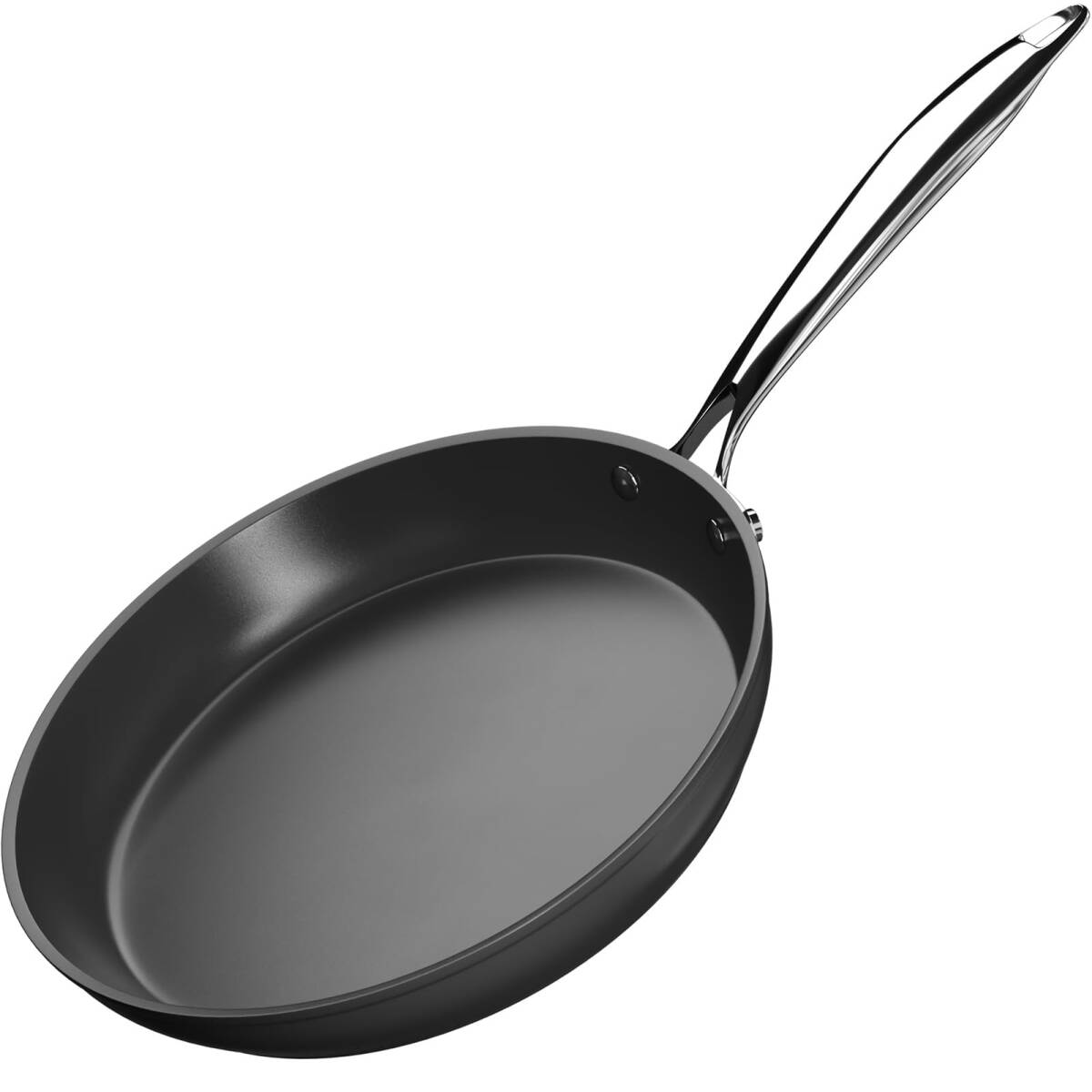 Fijinhom フライパン 26cm 焦げ付かない ih対応 5層コーティング 最高の耐久性 軽量 全て熱源対応 高熱効率 手入