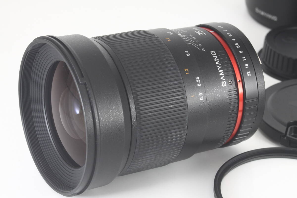 ★超極上美品★ SAMYANG 35mm F1.4 AS UMC Canon EFマウント ★完動品★ サムヤン キヤノン #028