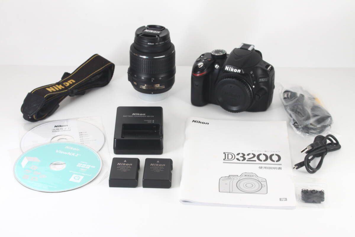 ★新品級★ Nikon D3200 AF-S DX NIKKOR 18-55mm F3.5-5.6 G VR レンズキット ★完動品★ ニコン #007