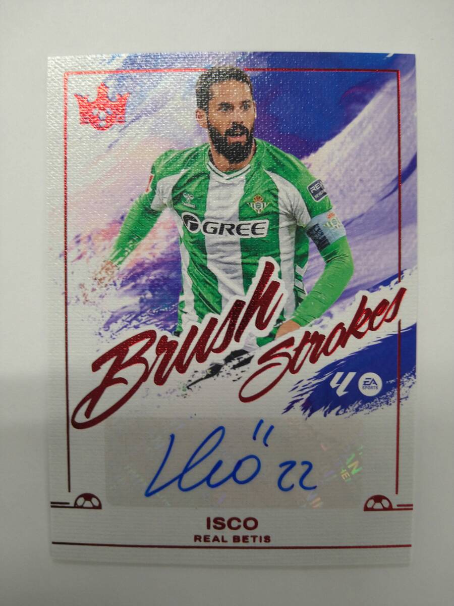 PANINI 2025-26 PITCH KINGS SOCCER No.BS-I ISCO BRUSH STROKES AUTO RED PARALLEL 48/49 49枚限定 特価即決 イスコ 直筆サイン LA LIGA 