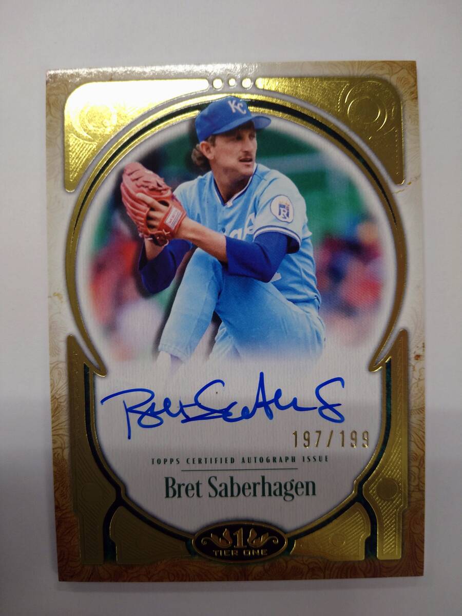 TOPPS 2026 MLB TIER ONE BRET SABERHAGEN PRIME PERFORMERS AUTOGRAPH 197/199 特価 ブレット セイバーヘイゲン 直筆サイン ON CARD AUTO