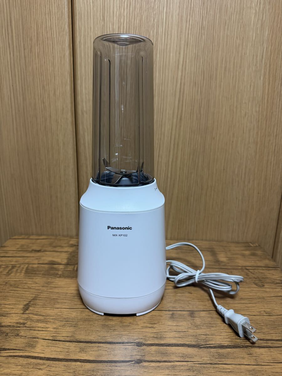 Panasonic タンブラーミキサー MX-XP102 ミキサー ホワイト パナソニック 400ml J-964