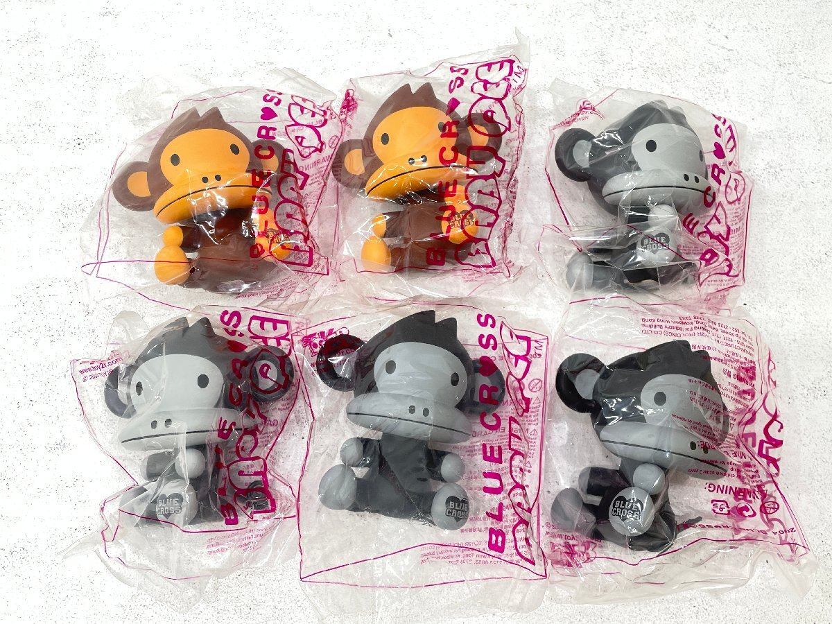 △現状品 BLUE CROSS/ブルークロス ちびゾー フィギュア 6体セット 同梱不可 1円スタート