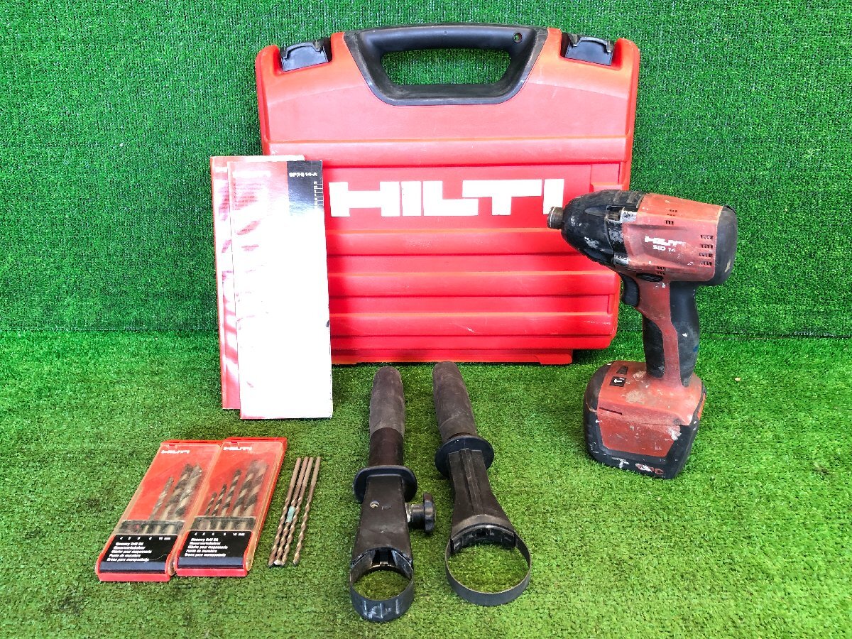 HILTI ヒルティ インパクトドライバー SID14-A バッテリー付き 14.4V コードレス 電動工具 DIY 中古
