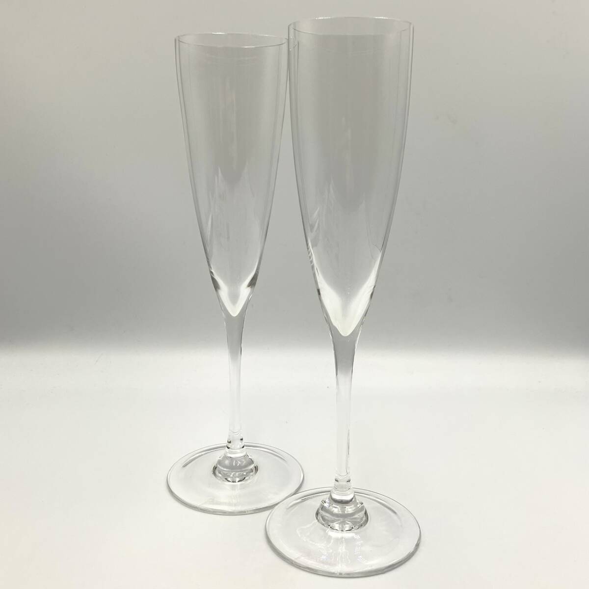 ★Baccarat バカラ シャンパンフルート ペアグラス ワイングラス 2客セット