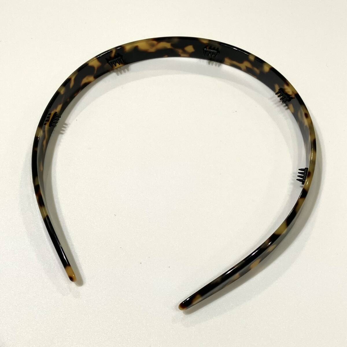 ALEXANDRE DE PARIS アレクサンドルドゥパリ べっ甲柄 カチューシャ アクセサリー ブラウン系
