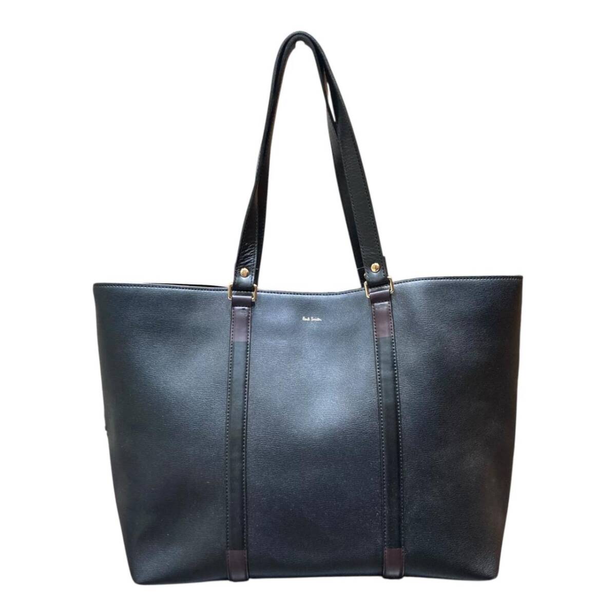 Paul Smith ポールスミス ビジネスバッグ ブラック レザー トートバッグ