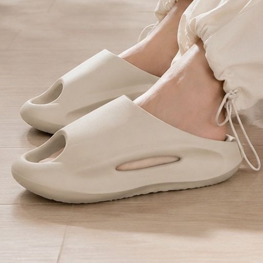 OFFWHT 24.0-24.5 サイドホール リカバリーサンダル 軽量サンダル 洗えるサンダル EVAサンダル