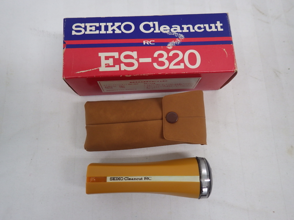 ジャンク　当時物　SEIKO Cleancut　RC充電式　髭剃り　シェーバー　ES-320