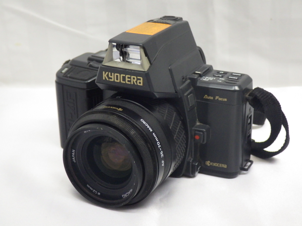 動作未確認　KYOCERA　京セラ　一眼レフ　フィルムカメラ　Auto Focus　35‐70mm 1:3.3-4.5 φ52ｍｍ　230-AF