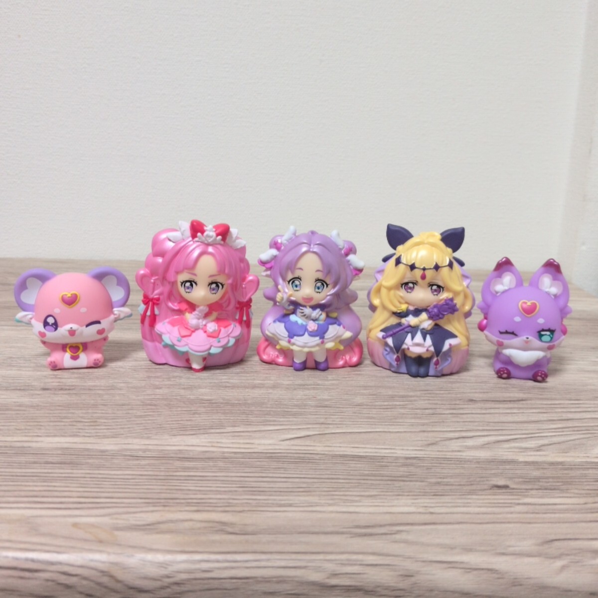 ◎名探偵プリキュア★スウィートパールドール 5種 まとめて セット アンサー ミスティック アルカナシャドウ フィギュア 食玩 グッズ