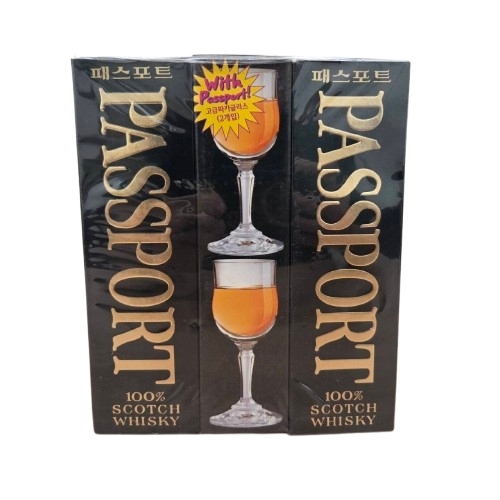 ★【Chivas Brothers シーバス・ブラザーズ】Passport Scotch Whisky 360ml 40％~43％ 2本 高級グラス2個セット ★24921