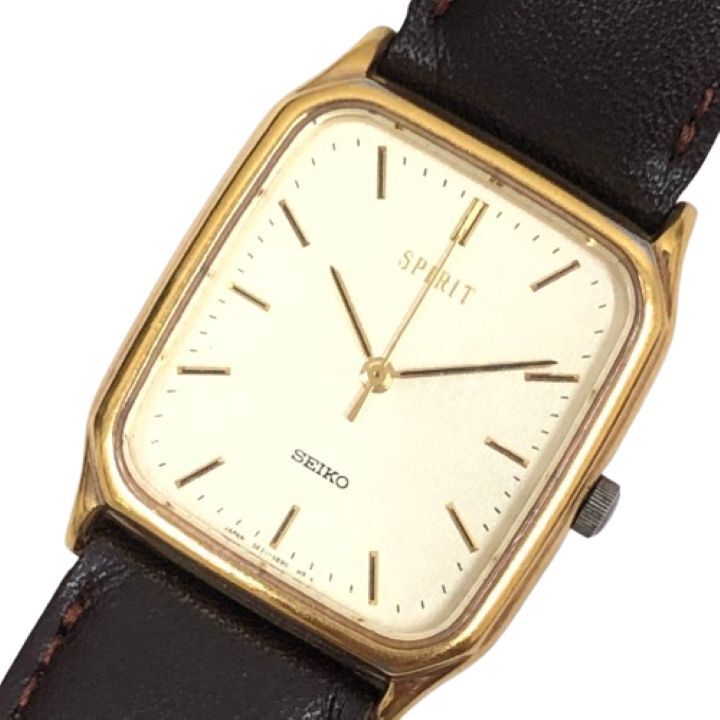 ●【SEIKO/セイコー】SPIRIT スピリット 5E31-5B50 クォーツ腕時計★33166