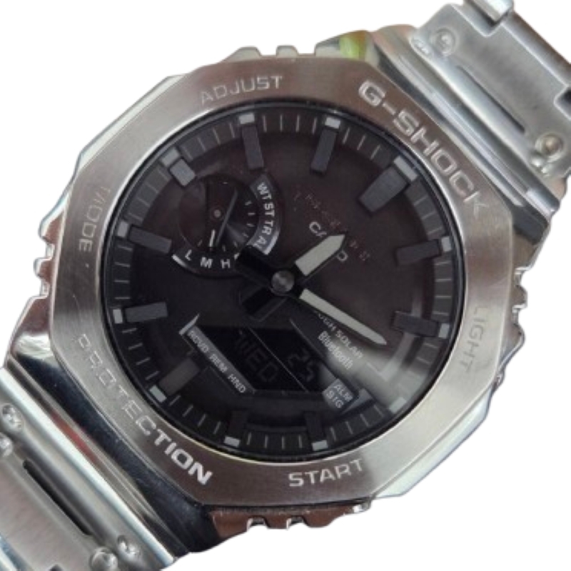 ★【CASIO カシオ】G-SHOCK 5691 GM-2100 稼働品 SS フルメタル TOUGH SOLAR Bluetooth アプリ連携 ジーショック 腕時計 ウォッチ　★24793