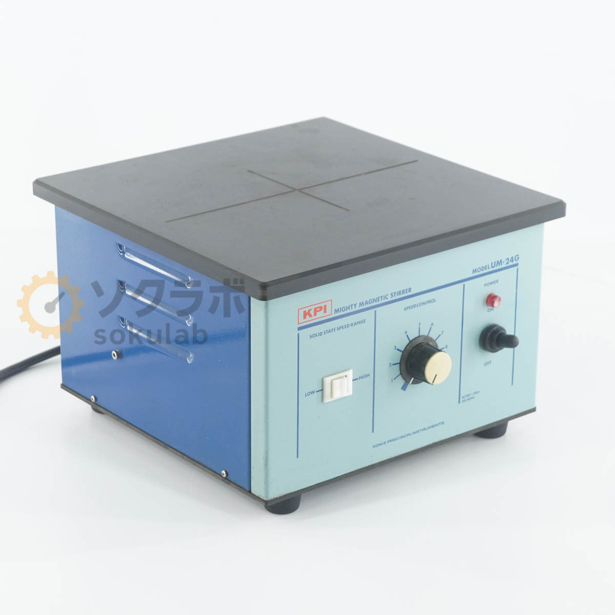 [DW]8日保証 回転確認済 UM-24G KPI MIGHTY MAGNETIC STIRRER 小池精密機器製作所 マグネチックスターラー マイティ スター…[08319-0102]