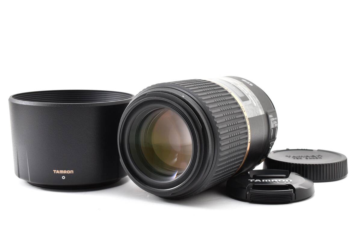 ★☆極美品 TAMRON SP 90mm F2.8 Di MACRO 1:1 VC USD F004 Canon EFマウント #2995317☆★