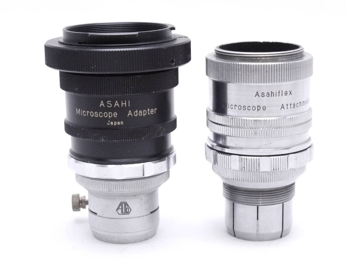 ◎ ASAHI PENTAX ペンタックス Microscope Adapter/Asahiflex Microscope Attachment 顕微鏡アダプターセット ジャンク品
