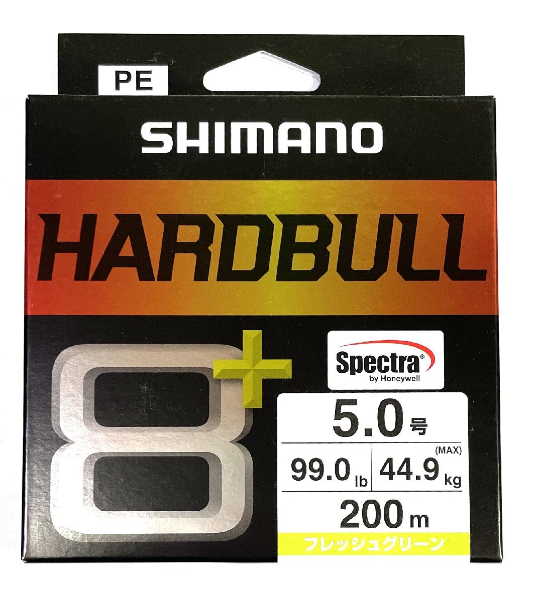 シマノ ハードブル 8+ 200m PEライン 5号 フレッシュグリーン LD-M68X Shimano