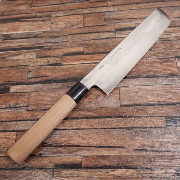 堺一文字光秀 鱧骨切り包丁 研ぎ済 水牛柄 鱧切り ハモ骨切り 上作 240mm