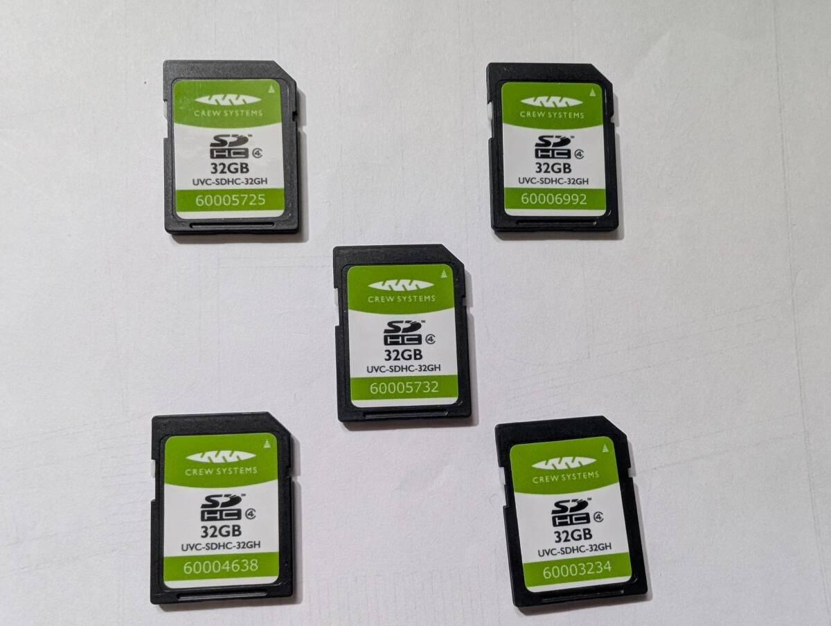 SDカード 32GB 5枚 中古品 フォーマット済
