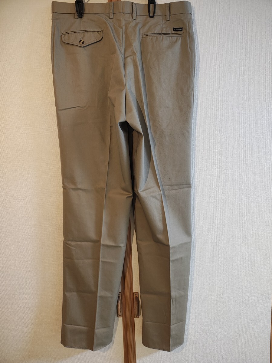 【タグ付き】St.Andrews セントアンドリュース ツータック スラックス ベージュ W97　デッドストック